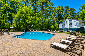 Resort style swimming pool
